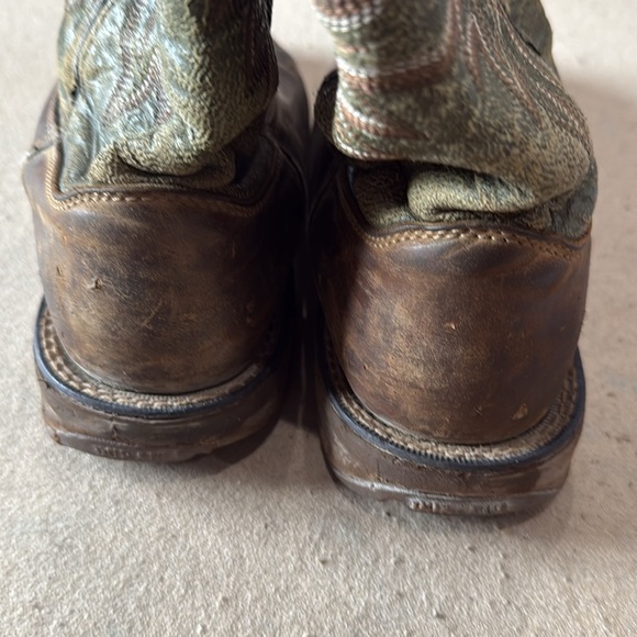 Durango Olive and Chestnut Western Boots - Picture 5 of 7